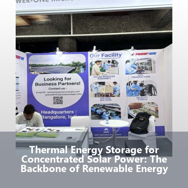 Thermal Energy Storage for Concentrated Solar Power: The Backbone of Renewable Energy